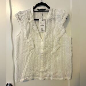 Zara boho sleeveless top